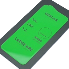 Защитное стекло безрамочное GERLAX 200CC для APPLE iPhone XS Max, iPhone 11 Pro Max, вырез под динамик, прозрачное