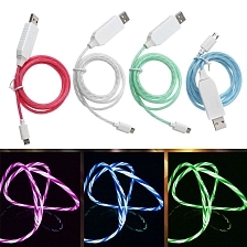 USB Светящийся кабель HTC/Samsung (USB).