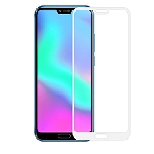 Защитное стекло "Полное покрытие" Huawei Honor 10 Белое.