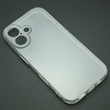 Чехол накладка P.R.C. для APPLE iPhone 17, силикон, защита камеры, цвет прозрачный