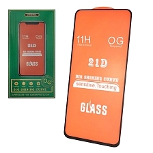 Защитное стекло 21D FC для XIAOMI Mi Poco F2 Pro, цвет окантовки черный.