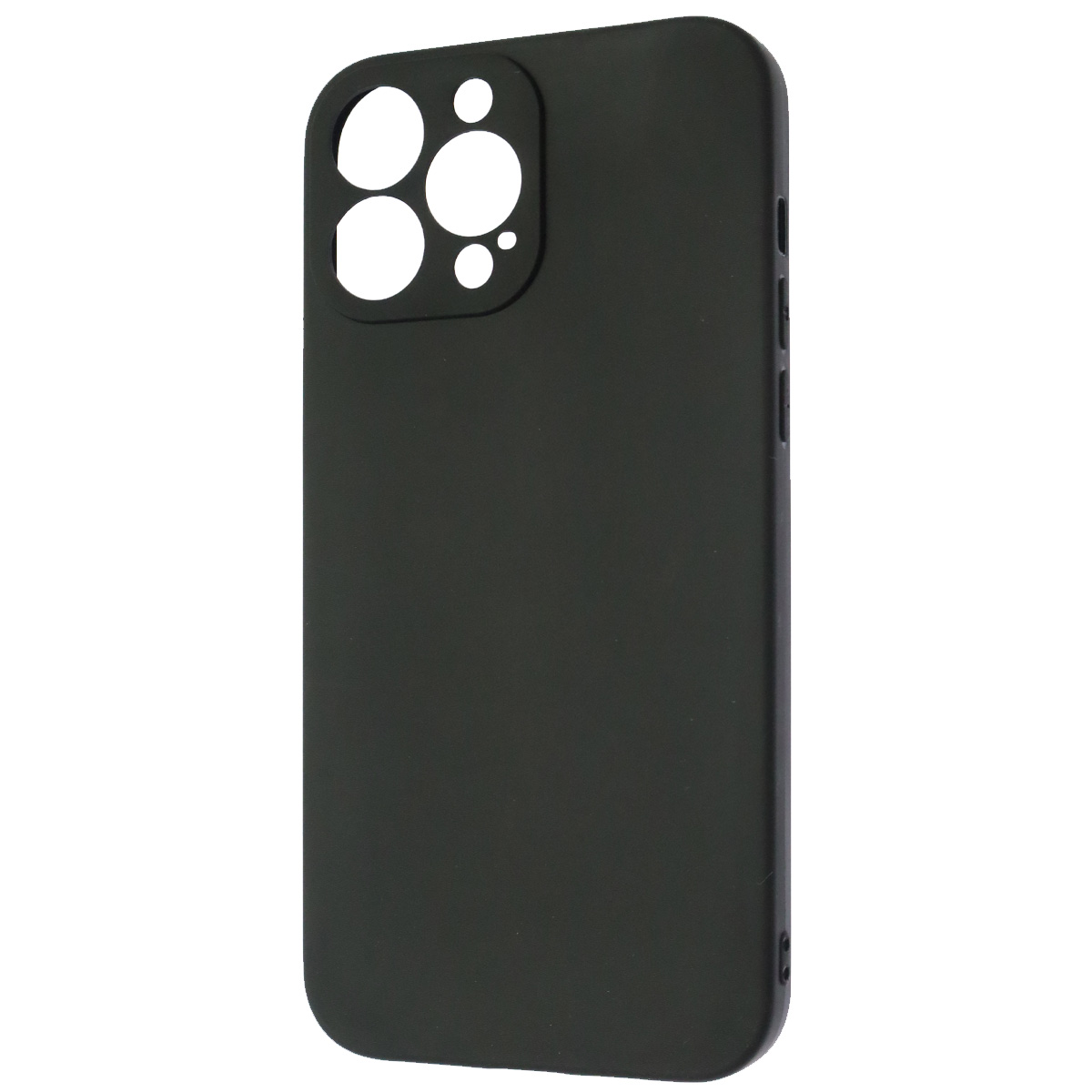 Чехол накладка для APPLE iPhone 13 Pro Max (6.7), силикон, цвет черный