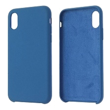 Чехол накладка Silicon Case для APPLE iPhone X, iPhone XS, силикон, цвет голубой горизонт