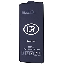 Защитное стекло 5D BRAUFFEN для HUAWEI Honor 10X Lite, P Smart 2021, цвет окантовки черный