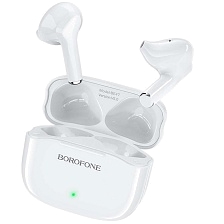 Гарнитура (наушники с микрофоном) беспроводная, BOROFONE BE47 Perfecto, цвет белый (-50%) Гарнитура (наушники с микрофоном) беспроводная, BOROFONE BE47 Perfecto, цвет белый (-50%)