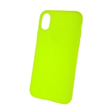 Чехол накладка Fashion Case для APPLE iPhone X, силикон, цвет салатовый. Чехол накладка Fashion Case для APPLE iPhone X, силикон, цвет салатовый.