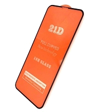 Защитное стекло "21D" Full Glue для APPLE iPhone XS / 11 Pro MAX (6.5"), цвет канта чёрный.