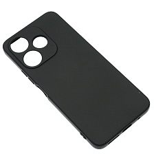 Чехол накладка NANO для XIAOMI Redmi 13, POCO M6 4G, защита камеры, силикон, бархат, цвет черный