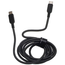 Кабель QAYAN QCB-192 USB Type C на USB Type C, 60W, длина 2 метра, цвет черный