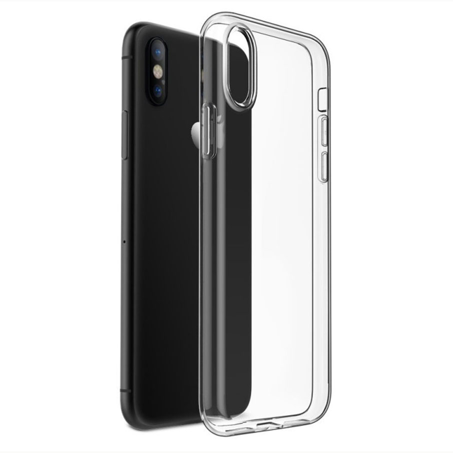 Чехол накладка TPU CASE для APPLE iPhone X, XS, силикон, цвет прозрачный.