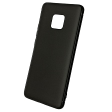Чехол накладка для HUAWEI Mate 20 Pro (LYA-L29), силикон, матовый, цвет черный