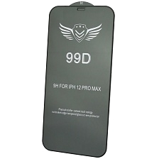 Защитное стекло 99D для APPLE iPhone 12 Pro Max (6.7"), цвет окантовки черный Защитное стекло 99D для APPLE iPhone 12 Pro Max (6.7"), цвет окантовки черный
