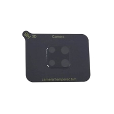 Защитное стекло на заднюю камеру для XIAOMI Redmi Note 9 Pro, цвет окантовки черный