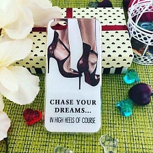 Чехол накладка для APPLE iPhone 7, 8, силикон, рисунок CHASE YOUR DREAMS.