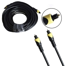Оптический аудио кабель MRM (TOS) 15м, цвет черный
