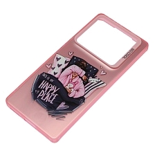 Чехол накладка для INFINIX NOTE 40 Pro 4G, пластик, силикон, рисунок This is MY HAPPY PLACE