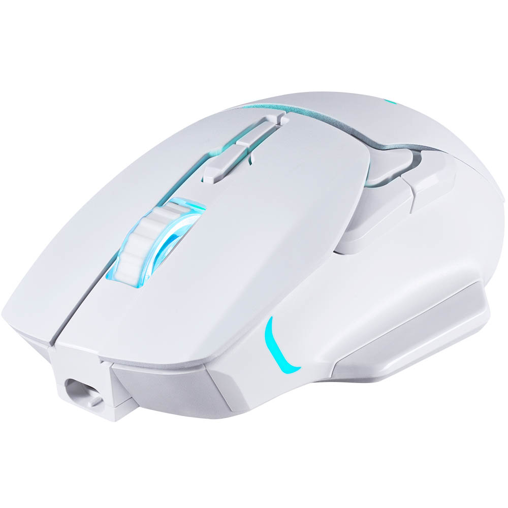 Мышь беспроводная DEFENDER STIX GM-009, игровая, оптическая, 3200 DPI, Led подсветка, аккумулятор, цвет белый Мышь беспроводная DEFENDER STIX GM-009, игровая, оптическая, 3200 DPI, Led подсветка, аккумулятор, цвет белый