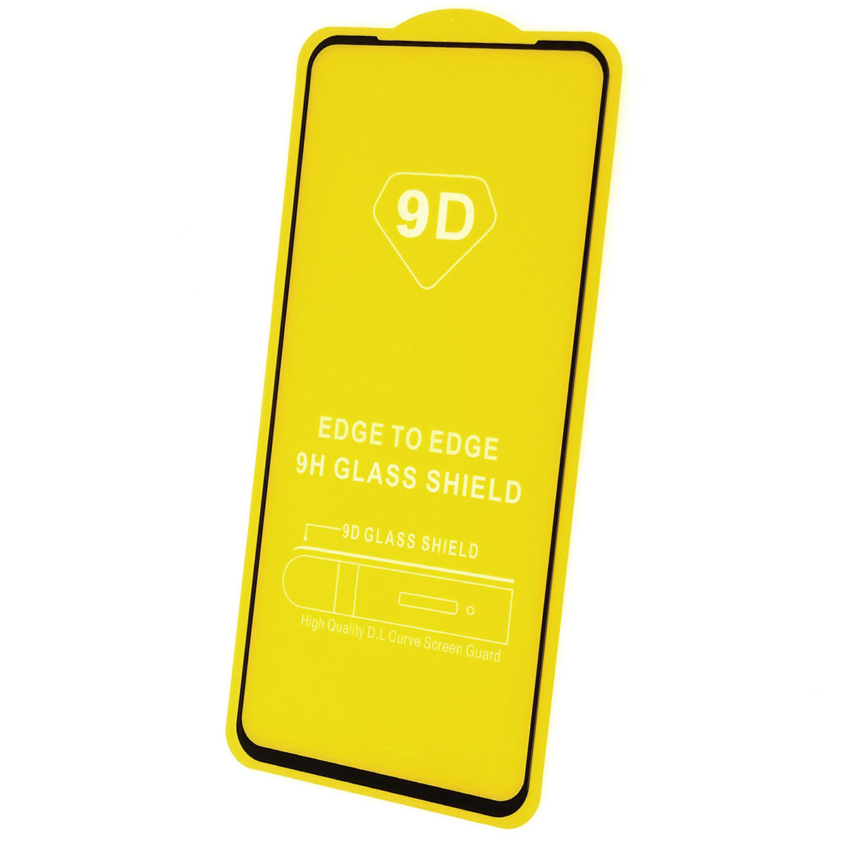 Защитное стекло 9D для TECNO Pova 2, Pova 3, цвет окантовки черный