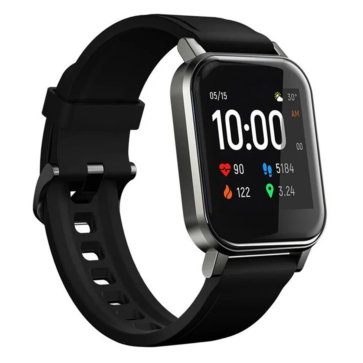 Умные часы, фитнес браслет XIAOMI Haylou Smart Watch 2 LS02, цвет черный