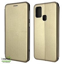 Чехол книжка STYLISH для SAMSUNG Galaxy M31 (SM-M315), экокожа, визитница, цвет золотистый.