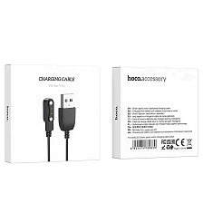 Зарядка для смарт часов HOCO Y10, длина 61 см, цвет черный