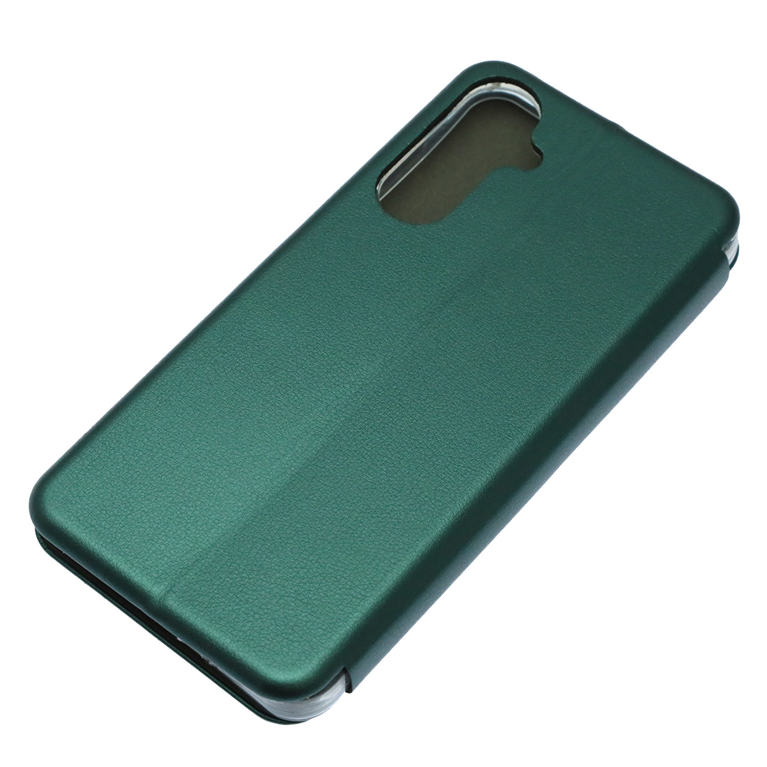 Чехол книжка STYLISH для SAMSUNG Galaxy A16, экокожа, визитница, цвет темно зеленый