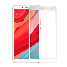 Защитное стекло "5D" GLASS FULL GLUE для XIAOMI RedMi S2, цвет канта белый.