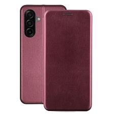 Чехол книжка STYLISH для SAMSUNG Galaxy A26 5G, Galaxy A17 4G, экокожа, визитница, цвет бордовый