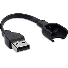 Зарядный кабель для XIAOMI Mi Band 3, тип колодка, цвет черный