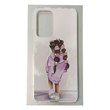 Чехол накладка для XIAOMI Redmi Note 11 Pro, Redmi Note 11 Pro 5G, силикон, рисунок маленькая Девочка