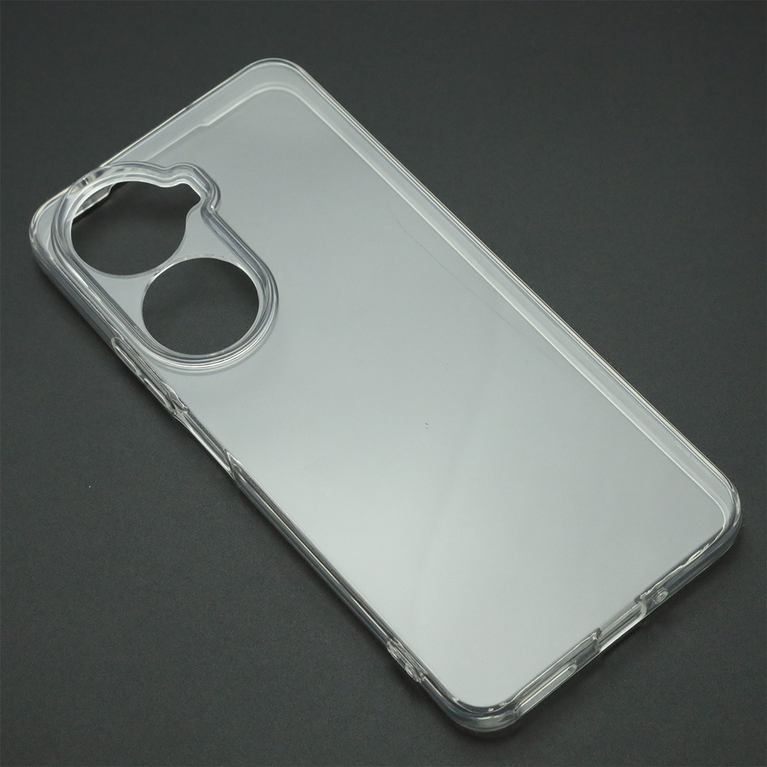 Чехол накладка для HUAWEI Nova 12 SE, защита камеры, силикон, прозрачный