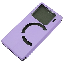 Чехол книжка STYLISH для INFINIX GT20 Pro, экокожа, визитница, цвет сиреневый