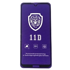 Защитное стекло 11D LION FULL GLUE для HUAWEI Honor 8S, Y5 2019, цвет окантовки черный