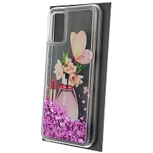 Чехол накладка для SAMSUNG Galaxy A02S (SM-A025F), силикон, переливашка, рисунок Духи Christina Aguilera Inspire