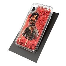 Чехол накладка TransFusion для APPLE iPhone XR, силикон, переливашка, рисунок DG.