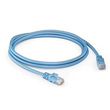 Патч-корд HIPER, длина кабеля 1.8 метра, NT-UTP5EMM18RJ45, цвет синий.