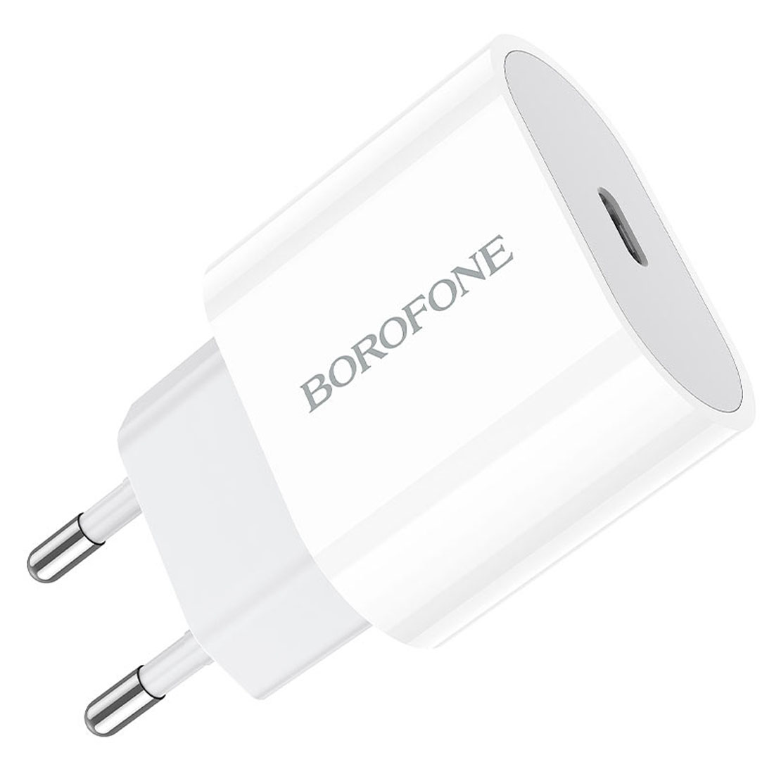 СЗУ (Сетевое зарядное устройство) BOROFONE BA61A Origin, 10.5W, 1 USB Type C, цвет белый