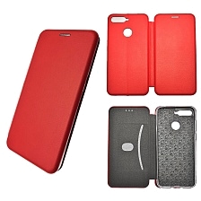 Чехол книжка для HUAWEI Honor 7A Pro, Honor 7C, Y6 2018, Y6 Prime, визитница, цвет красный