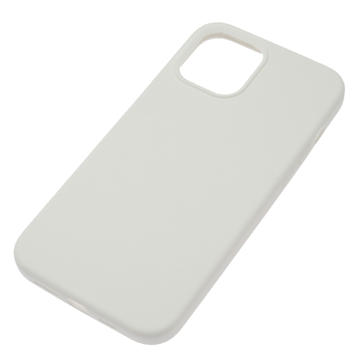 Чехол накладка Silicon Case для APPLE iPhone 12 Pro MAX (6.7"), силикон, бархат, цвет белый