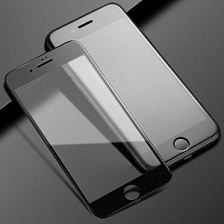 Защитное стекло 5D Nano Antishock для APPLE iPhone 7/8 (4.7"), цвет канта чёрный MONARCH.