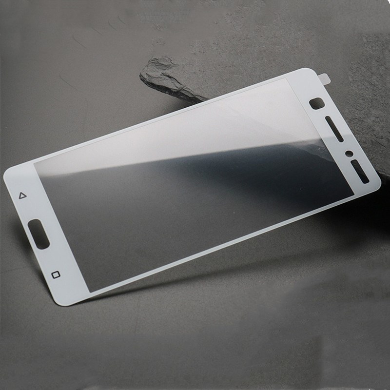 Защитное стекло 2D Full glass для Nokia 6 /тех.пак/ белый.
