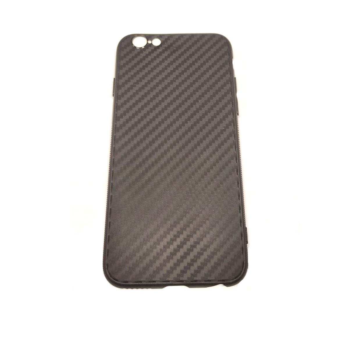 Чехол накладка для APPLE iPhone 6, iPhone 6G, iPhone 6S, силикон, карбон, цвет черный