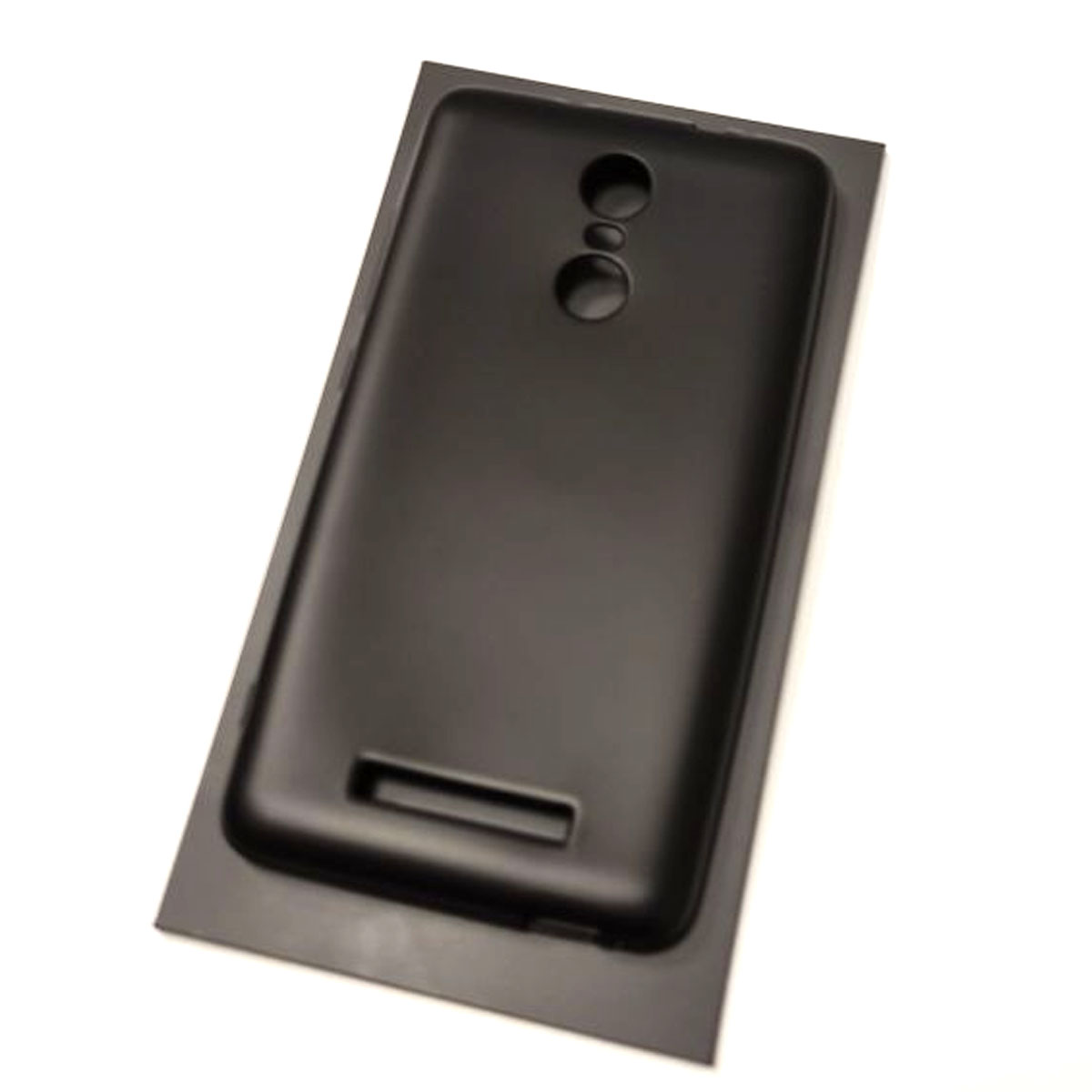 Чехол накладка для XIAOMI Redmi Note 3, Redmi Note 3 Pro, силикон, цвет черный