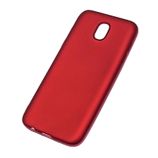 Чехол накладка J-Case THIN для SAMSUNG Galaxy J5 2017 (SM-J530), силикон, цвет красный