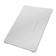 Чехол книжка для SAMSUNG Galaxy Tab S 10.5 (SM-T800, SM-T805), силикон, пластик, цвет белый.