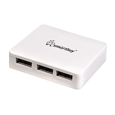 USB - Xaб Smartbuy SBHA-6000 4 порта, цвет белый