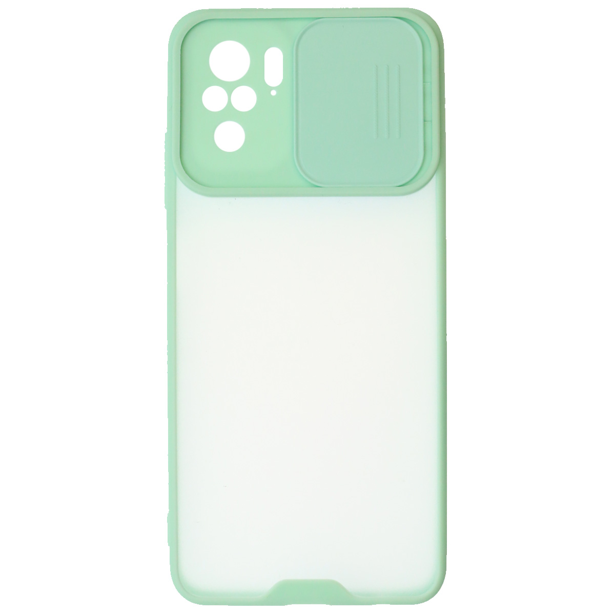 Чехол накладка LIFE TIME для XIAOMI Redmi Note 10, Note 10S, POCO M5s, силикон, пластик, матовый, со шторкой для защиты задней камеры, цвет окантовки светло бирюзовый