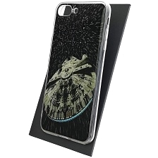 Чехол накладка для APPLE iPhone 7 Plus, iPhone 8 Plus, силикон, глянцевый, рисунок Корабль Star Wars