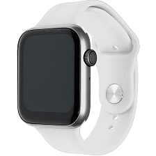 Смарт-часы Smart Watch AK76, Bluetooth, шагомер, датчик пульса, цвет серебристый