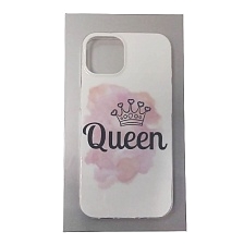 Чехол накладка для APPLE iPhone 13 (6.1), силикон, рисунок Queen